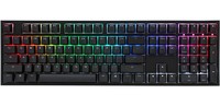 Ducky ONE 2 RGB - Full-size (100%) - Cablato - USB - Interruttore a chiave meccanica - LED RGB - Ner