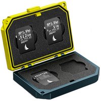 Angelbird Technologies Media Tank - 4 schede - SD - Alluminio - Nero - Giallo - Antipolvere - Resist