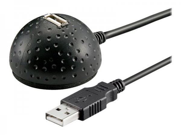 Goobay USB Verl AA 150 MA. HiSpeed 2.0 1.5m - 1,5 m - USB A - USB A - Maschio/Femmina - Nero