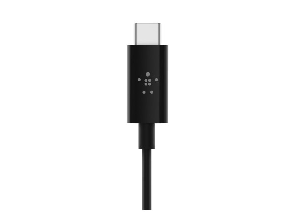 Belkin CAVO AUDIO 3.5MM CON CONNETTORE USB-C 0,9 M - USB C - Maschio - 3.5mm - Maschio - Nero