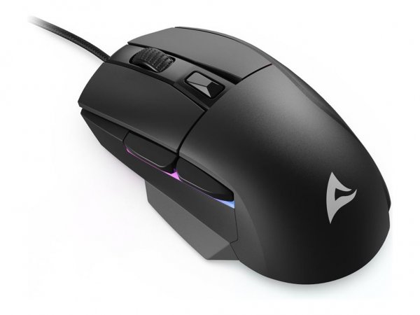 Sharkoon Maus Shark SGM35 Optisch schw - Mouse - 6400 dpi