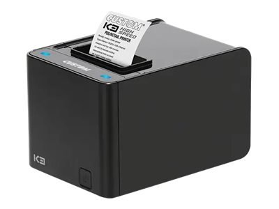 Custom K3 HIGH SPEED ETH USB 232 BLACK - Stampanti pos - Stampa a trasferimento termico