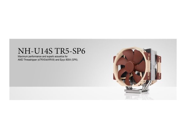 Noctua NH-U14S TR5-SP6 - Raffreddatore d'aria - 14 cm - 300 Giri/min - 1500 Giri/min - 140,2 m³/h -