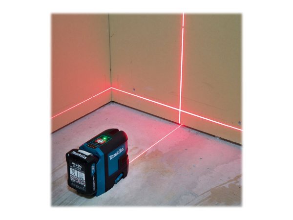 Makita SK105DZ - 25 m - 3 mm/m - 4° - Rosso - Livella lineare - Nero - Blu