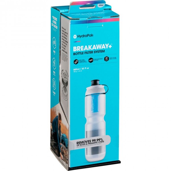 HydraPak Breakaway+ Trinkflasche mit Filter 880ml