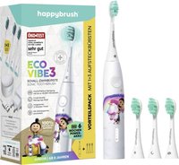 happybrush Eco vibe KIDS Agnes+ 3 Refills Elektrische Zahnbürste weiss