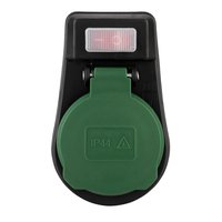 REV Ritter REV 20190502 - Tipo F - Nero - Plastica - IP44 - 230 V - 16 A