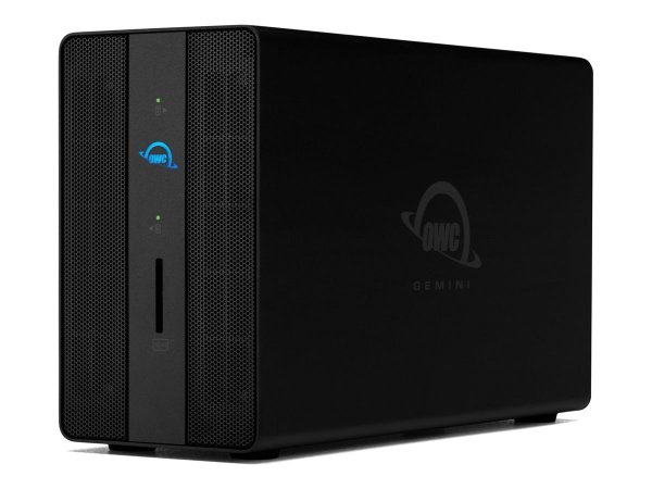 OWC Gemini Dual drive TB3 Hardware RAID Storage and Docking Enclosure - Thunderbolt 3 - 2,5" - Thund