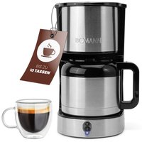 Bomann 660661 - Filterkaffeemaschine - - Gemahlener Kaffee - 800 W