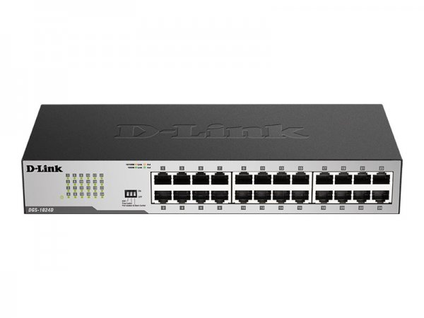 D-Link DGS 1024D - Interruttore - Filo di rame 1 Gbps - 24-port 1 he - Modulo rack