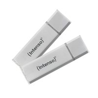 Intenso Ultra Line 2 x 64GB - 64 GB - USB tipo A - 3.2 Gen 1 (3.1 Gen 1) - 70 MB/s - Cuffia - Argent