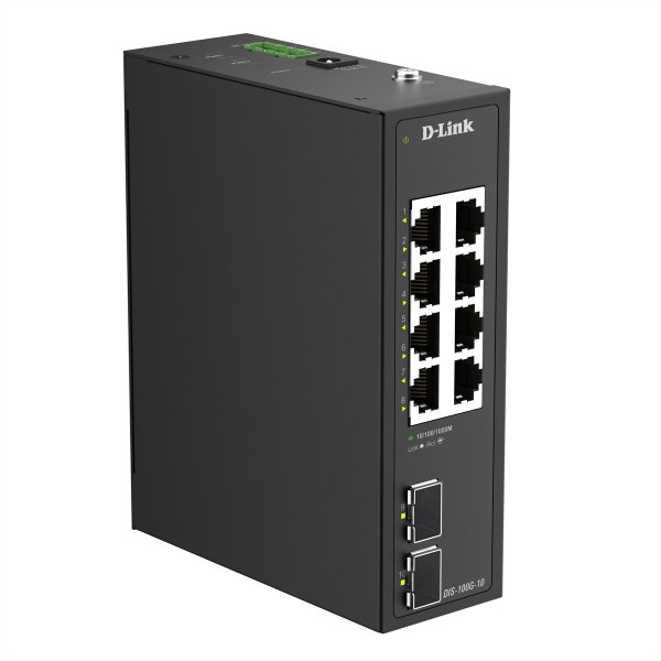 D-Link DIS-100G-10 Switch Industrial - Interruttore - 1 Gbps
