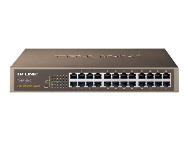 TP-LINK TL-SF1024D - Non gestito - Fast Ethernet (10/100) - Montaggio rack