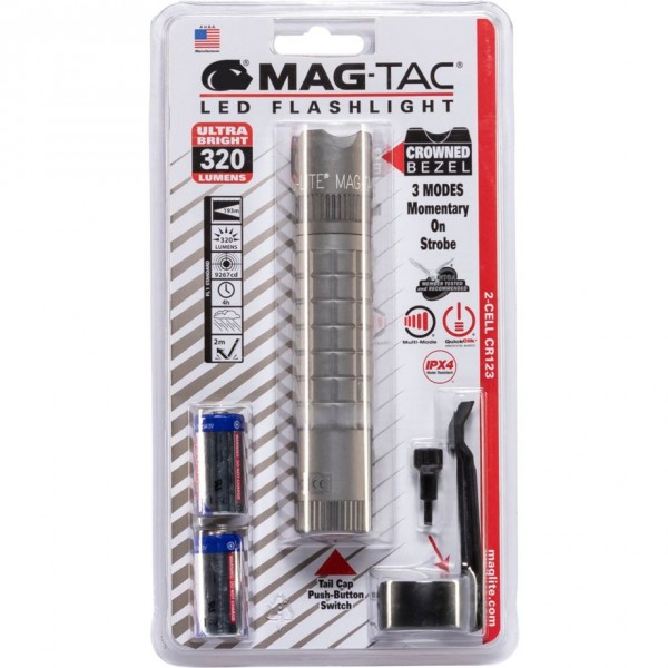 MAGLITE Mag-Tac LED 2CR123 WF im Blister SG2LRC6 gr