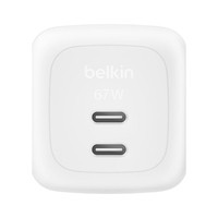 Belkin BoostCharge Dual USB-C PD Wall Chrg - Alimentatore pc/server - 67000 W