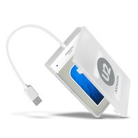 AXAGON ADSA-1S - Box esterno HDD/SSD - 2.5" - SATA - Seriale ATA II - Serial ATA III - 0,48 Gbit/s -