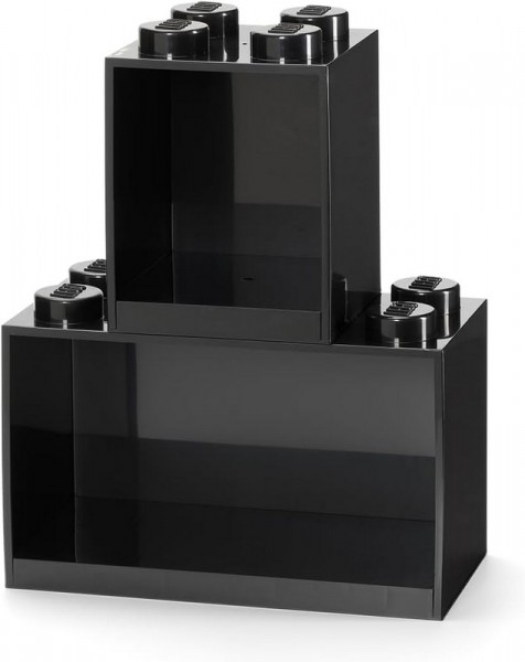 LEGO Regal Brick Shelf 8+4 Set 41171733 schwarz 2 Regale