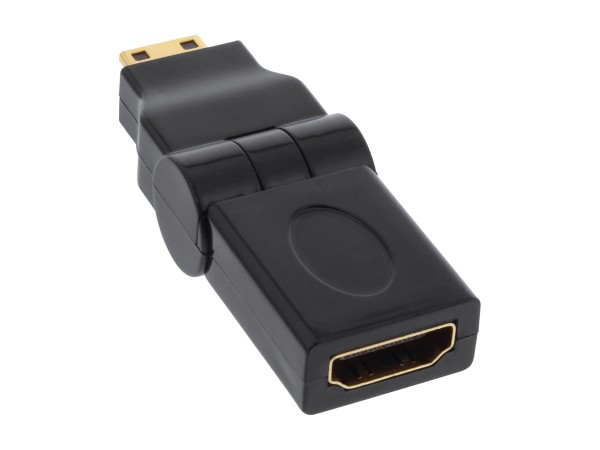 InLine Adattatore HDMI Typ A Femmina a Mini HDMI Typ C Maschio - 180° - 4K2K