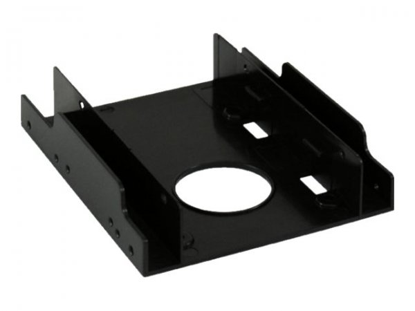 LC-Power LC-ADA-35-225 - 2,5/3,5" - Pannello incassato - Nero - Plastica - 25 mm - 122 mm