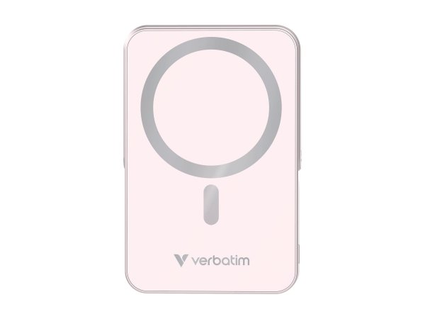 Verbatim Charge'n' Go - Induktive Power Bank - magnetisch - mit Ständer - Li-Pol - 10000 mAh - Caric
