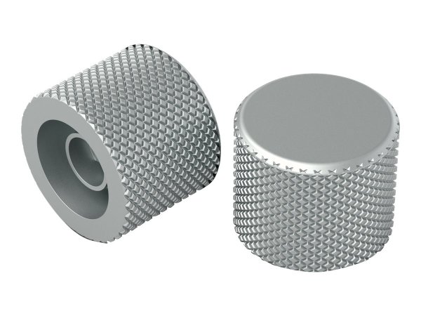 Glorious PC Gaming Race Rotary Knob - Manopola della tastiera - 14,5 mm - 1,8 cm - Argento