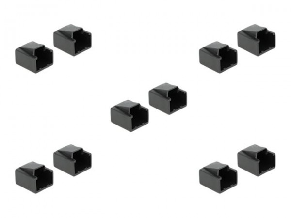 Delock 86470 - RJ-45 - Nero - Plastica - 14 mm - 14,2 mm - 12,4 mm
