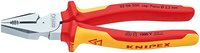 KNIPEX 02 06 200 - Pinze da elettricista - 2,5 cm - Acciaio - Plastica - Arancione - Rosso - 200 mm