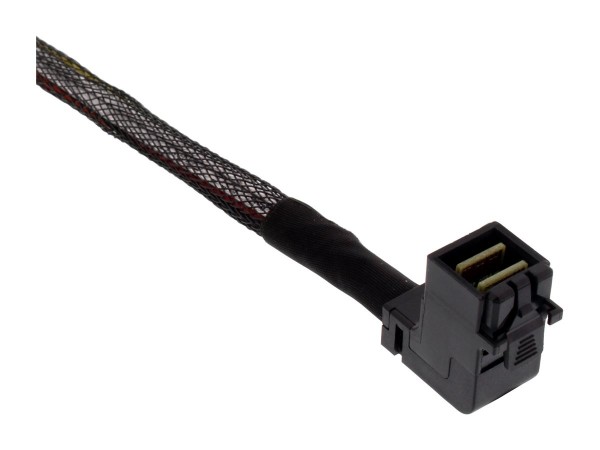 InLine Cavo Mini SAS - SFF-8643 angolato a 4x SFF-8482 + alimentazione - 0,5m