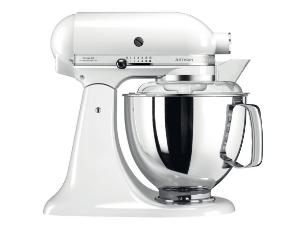 KitchenAid Artisan - Sbattitore con base - Bianco - Sbattitura - Impasto - Miscelatura - 1,45 m - 4,