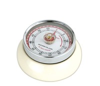 Zassenhaus Speed - Timer da cucina meccanico - Crema - 60 min - Analogico - Magnetico - Yasuaki Sasa