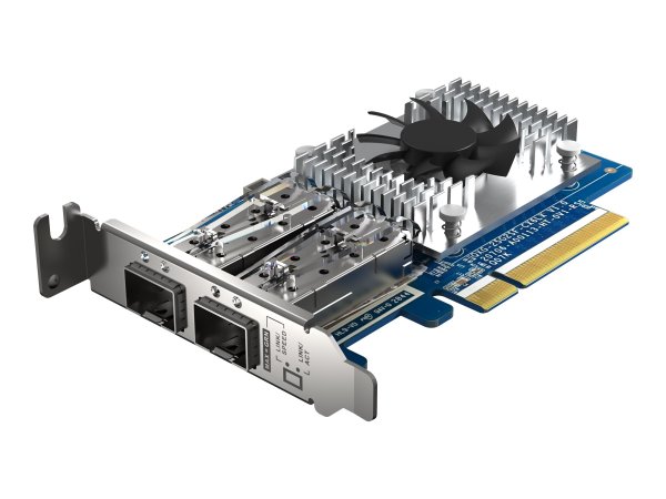 QNAP QXG-25G2SF-CX6 - Netzwerkadapter - PCIe 4.0 x8 Low-Profile - 25 Gigabit SFP28 x 2 - Nic - PCI