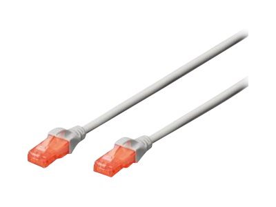 DIGITUS Cavo patch U/UTP CAT - LSZH - 5 m - Cat6 - U/UTP (UTP) - RJ-45 - RJ-45 - Grigio