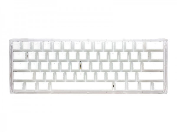 Ducky One 3 Aura White Mini Gaming Tastatur RGB LED - MX-Blue - Tastiera - QWERTZ