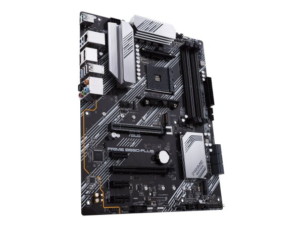 ASUS PRIME B550-PLUS - AMD - Socket AM4 - AMD Ryzen 3000 Series - Socket AM4 - DDR4-SDRAM - 128 GB