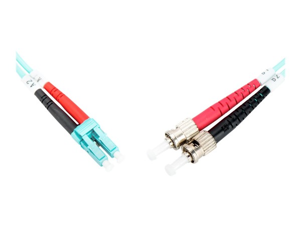 DIGITUS Cavo patch LWL multimodale OM 3 - LC/ST - 3 m - I-VH - OM3 - LC - ST