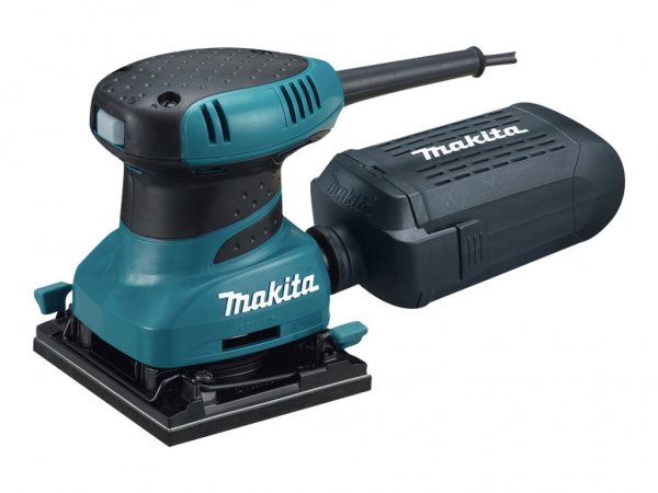 Makita BO4555J - Levigatrice orbitale - Nero - Blu - 81 dB - AC - 2 m - 131 mm