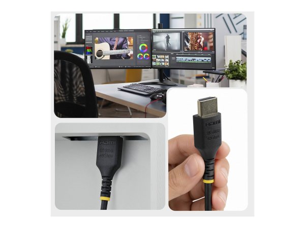 StarTech.com Slim HDMI 2.1 Cable 8K Certified - Cavo - Digitale/display/video