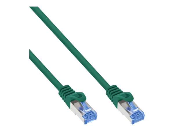 InLine cavo patch - Cat.6A - S/FTP - TPE (LSZH) - CCA - verde - 0,3m