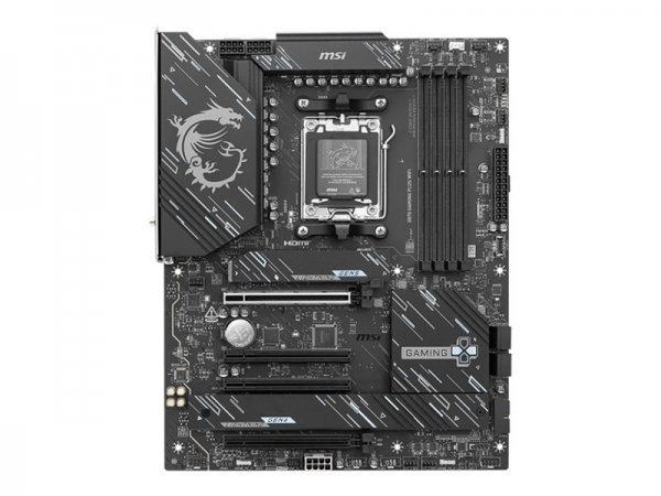 MSI X870 GAMING PLUS WIFI AM5 Mainboard Sockel (PC) AMD® AM5 Formfaktor (Details) ATX Mainboard-Chip