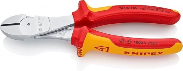 KNIPEX 74 06 250 - Pinze diagonali - Arancione - Rosso - 250 mm - 453 g