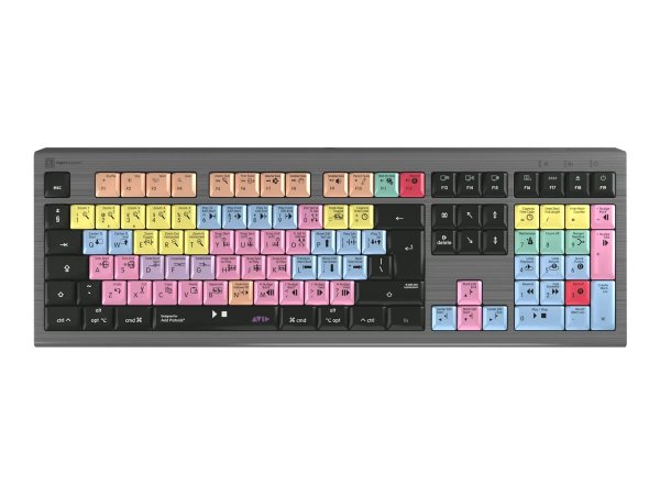 Logickeyboard ASTRA 2 - Full-size (100%) - Cablato - USB - Tasto con meccanismo a forbici - QWERTY -