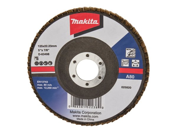 Makita Schleifscheibe - für Holz Metall Kunststoff nicht eisenhaltiges Metall - 125 mm