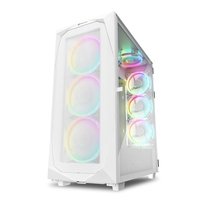 Sharkoon Gehäuse REV300 ATX/E-ATX 2xGlas weiß - Torre - ATX