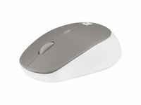 natec Harrier 2 - Mano destra - Ottico - Bluetooth - 1600 DPI - Grigio - Bianco