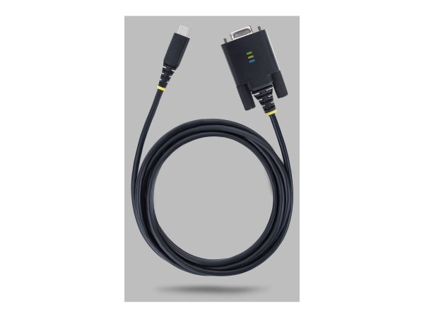 StarTech.com 6.6ft USB-C to Serial Adapter Cable/FTDI - Kvm switch - RS-232