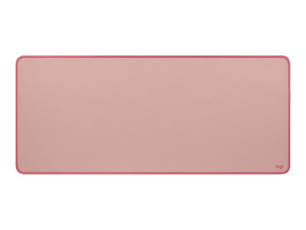 Logitech Desk Mat - Rosa - Monocromatico - Nylon - Poliestere - Gomma - Barra appoggiaferro antisciv