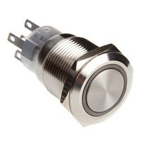 DimasTech Vandalismustaster - Silverline - grün