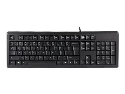 A4tech KR-92 - Full-size (100%) - Cablato - USB - QWERTY - Nero