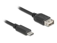 Delock USB 2.0 Kabel Type-C St zu Typ-A Buchse - Cavo - Digitale/dati