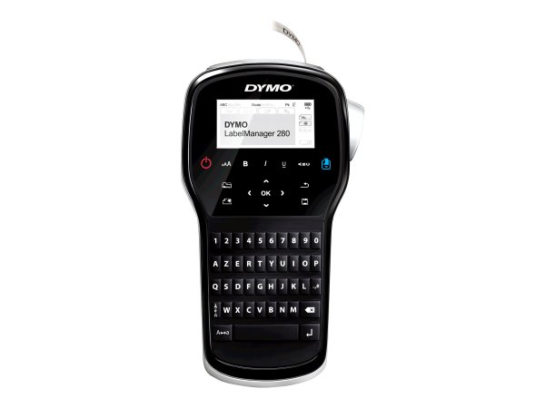 Dymo LabelManager ™ 280 QWERTZ Kitcase - QWERTZ - D1 - Trasferimento termico - Nero - Argento